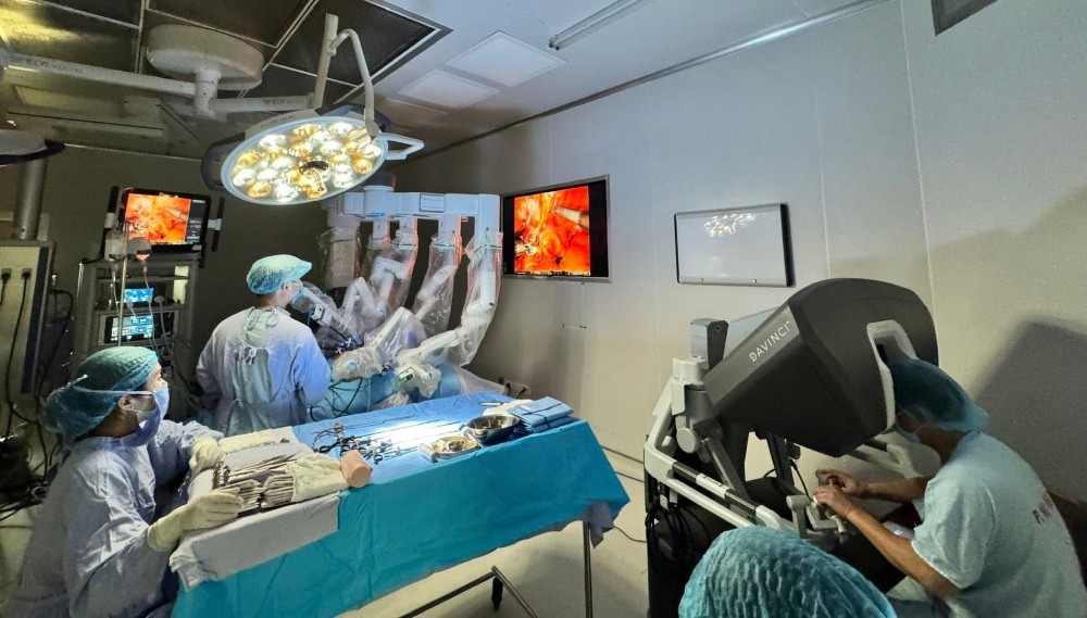 Promouvoir l'application de l'IA dans le traitement du cancer. Photo: Hôpital fourni