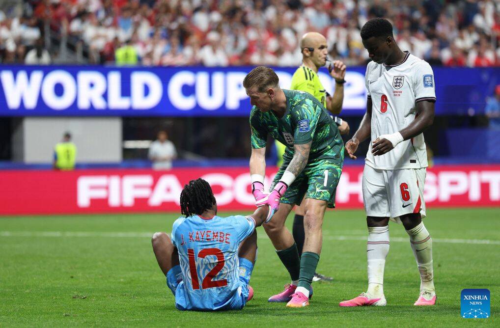 Jordan Pickford được yêu quý bởi cả tài năng lẫn tính cách. Ảnh: Xinhua