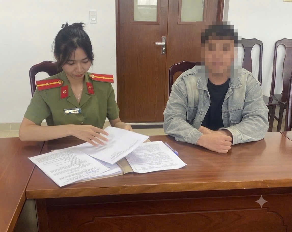 Đăng video cổ xúy cá độ bóng đá, chủ tài khoản bị xử phạt. Ảnh: Công an cung cấp.