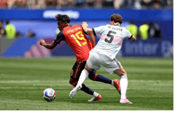 Tây Ban Nha đối đầu Bỉ ở tứ kết World Cup 2026. Ảnh: Xinhua