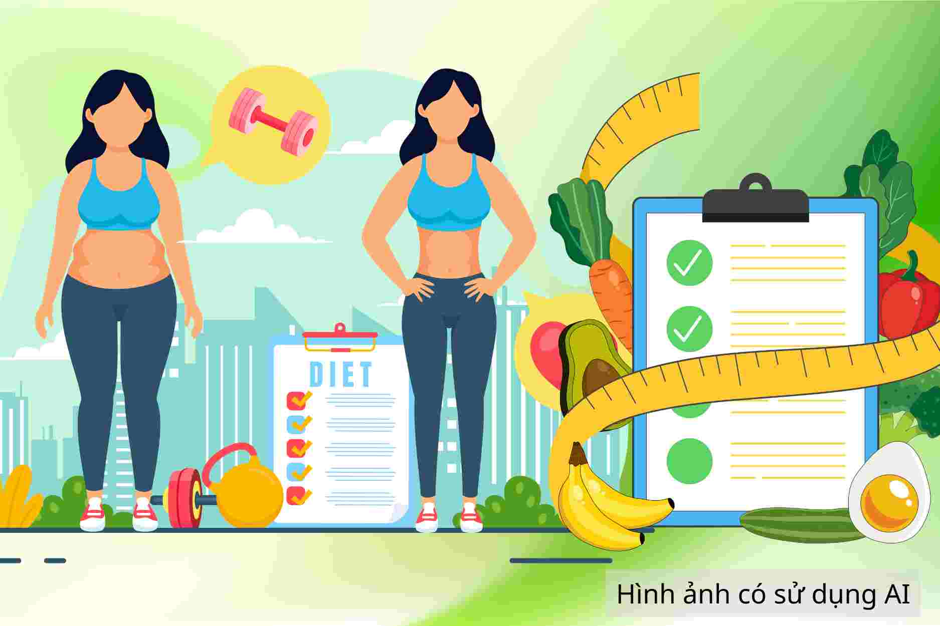 A healthy diet helps lose weight and prevent many diseases