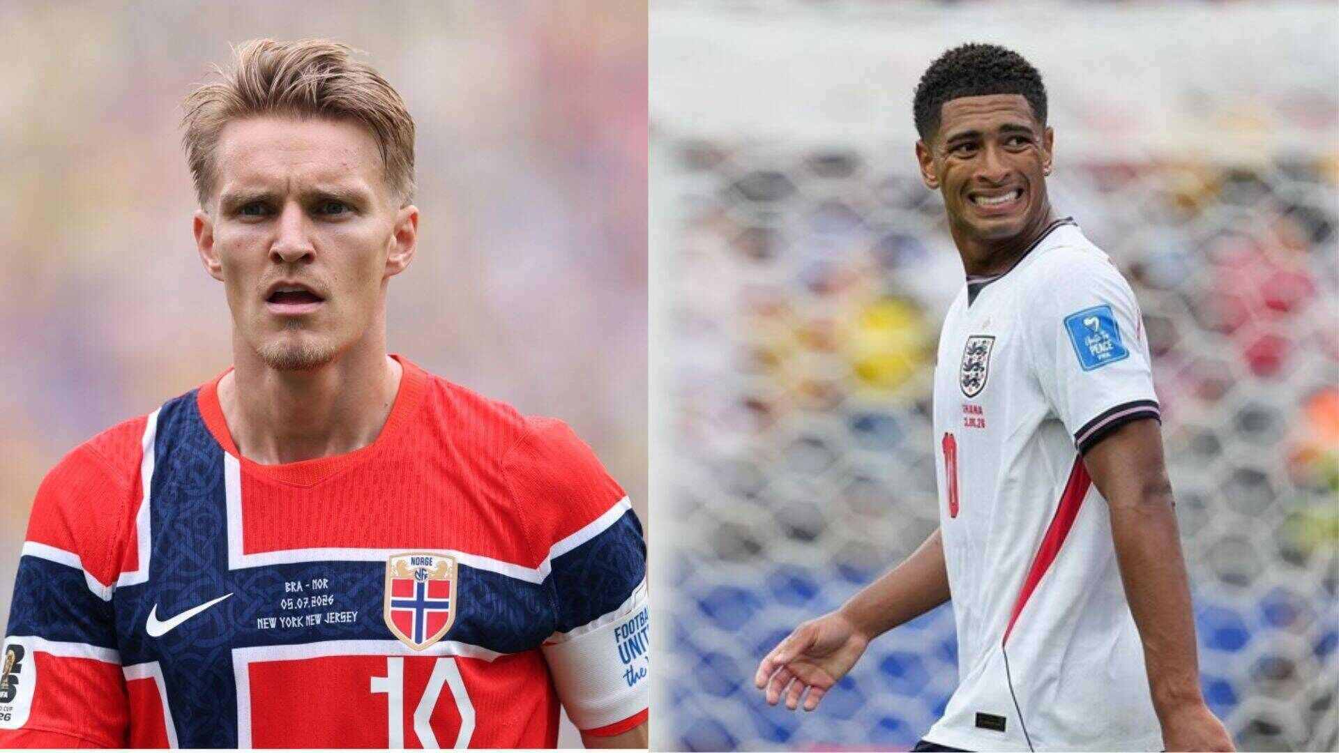 Martin Odegaard and Jude Bellingham. Photo: AFP/Xinhua
