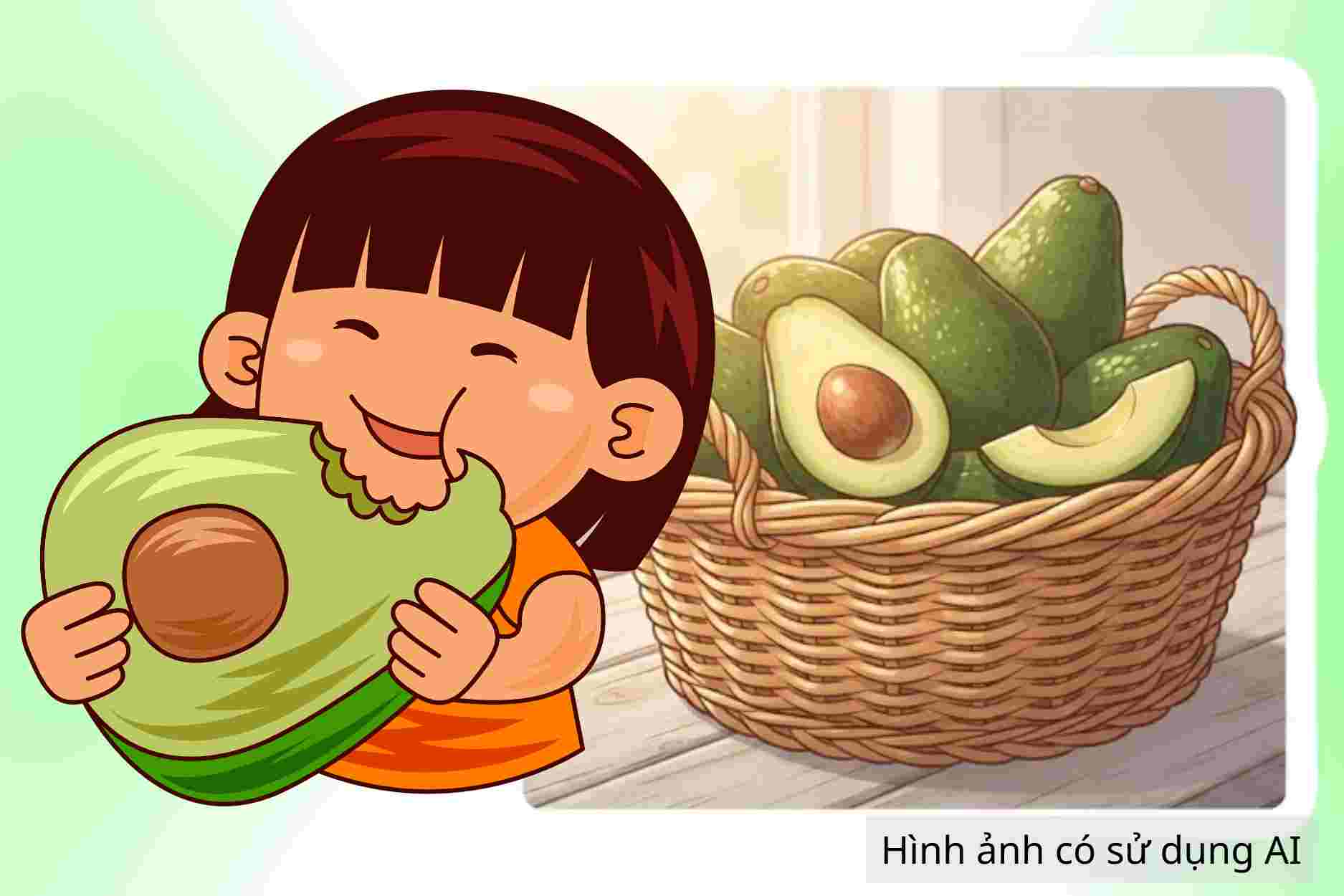 Simple ways to help avocados ripen quickly right at home. Graphics: Dinh Hiep (with AI use)