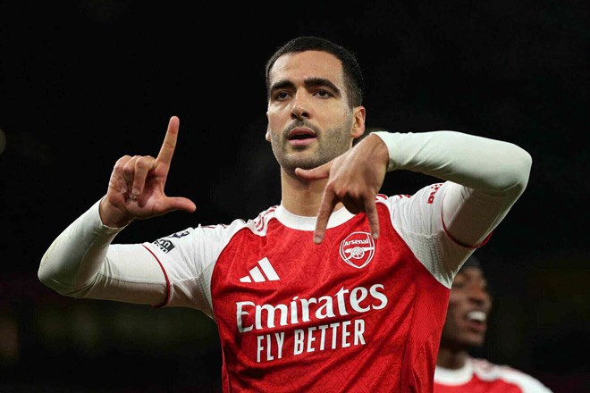 Merino từng ghi không ít bàn thắng quan trọng cho Arsenal. Ảnh: AFP