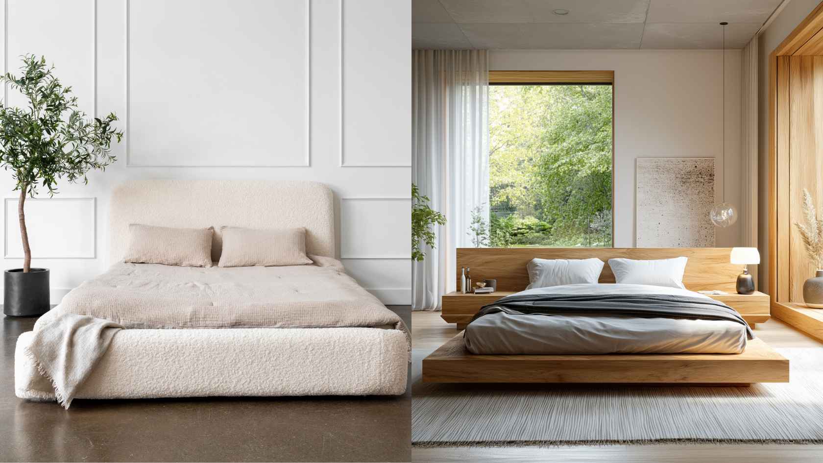 Bedspread trend helps the bedroom be neat and save space. Graphics: Ha May/Source Canva