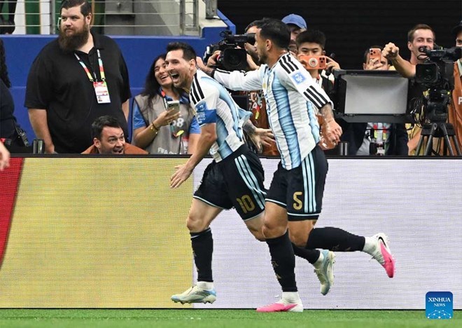 Các trận đấu của Argentina tại World Cup 2026 luôn mang đến cảm xúc đặc biệt. Ản: Xinhua