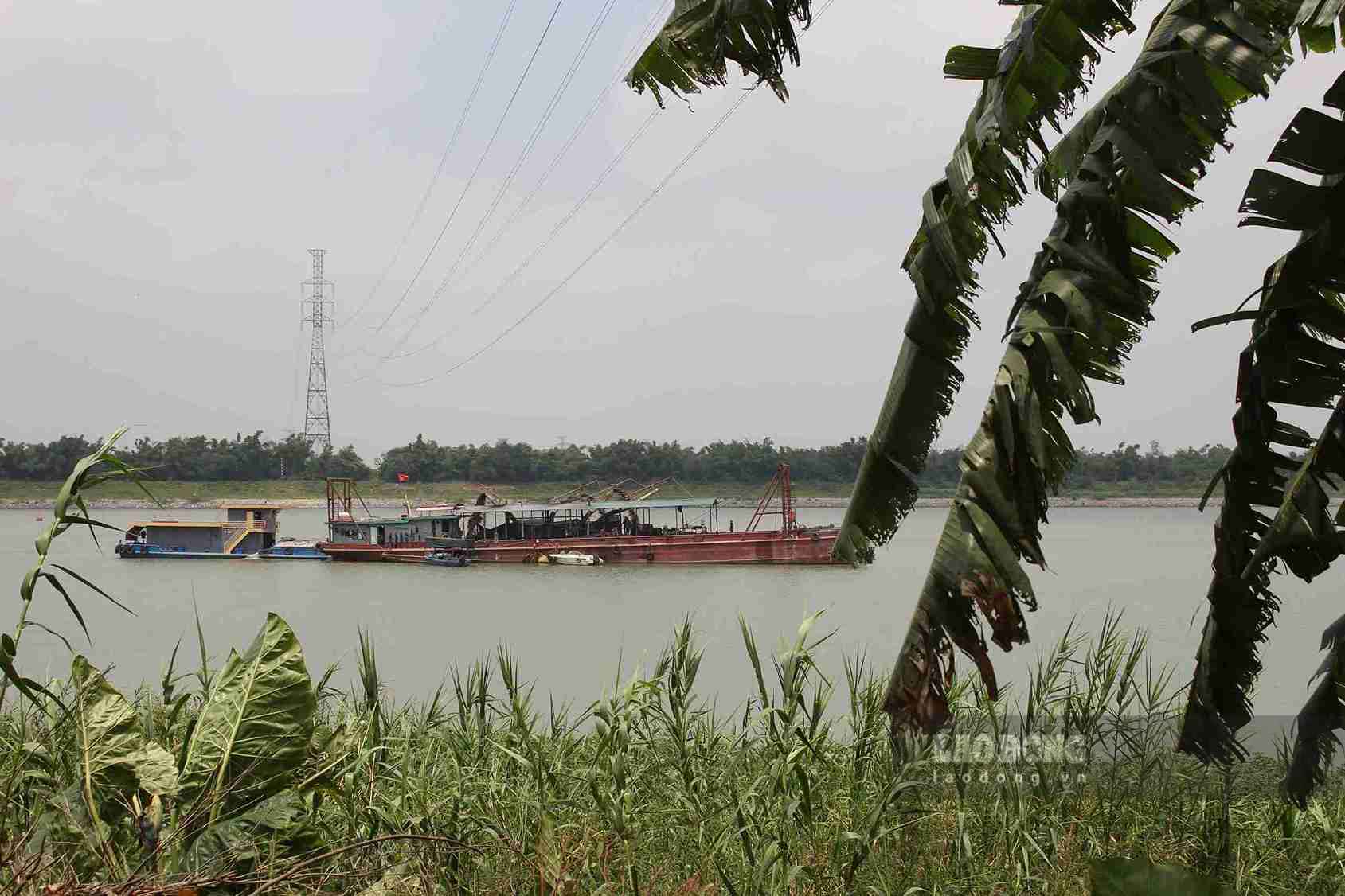 Hung Yen province strengthens inspection and handling of illegal mineral exploitation acts. Photo: Mai Huong