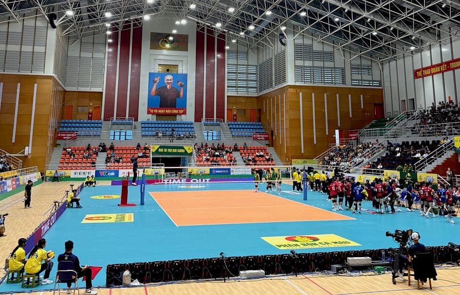 Dong Anh Gymnasium (Hanoi) will host the SEA V.Cup 2026 Volleyball Tournament. Photo: Hoai Viet