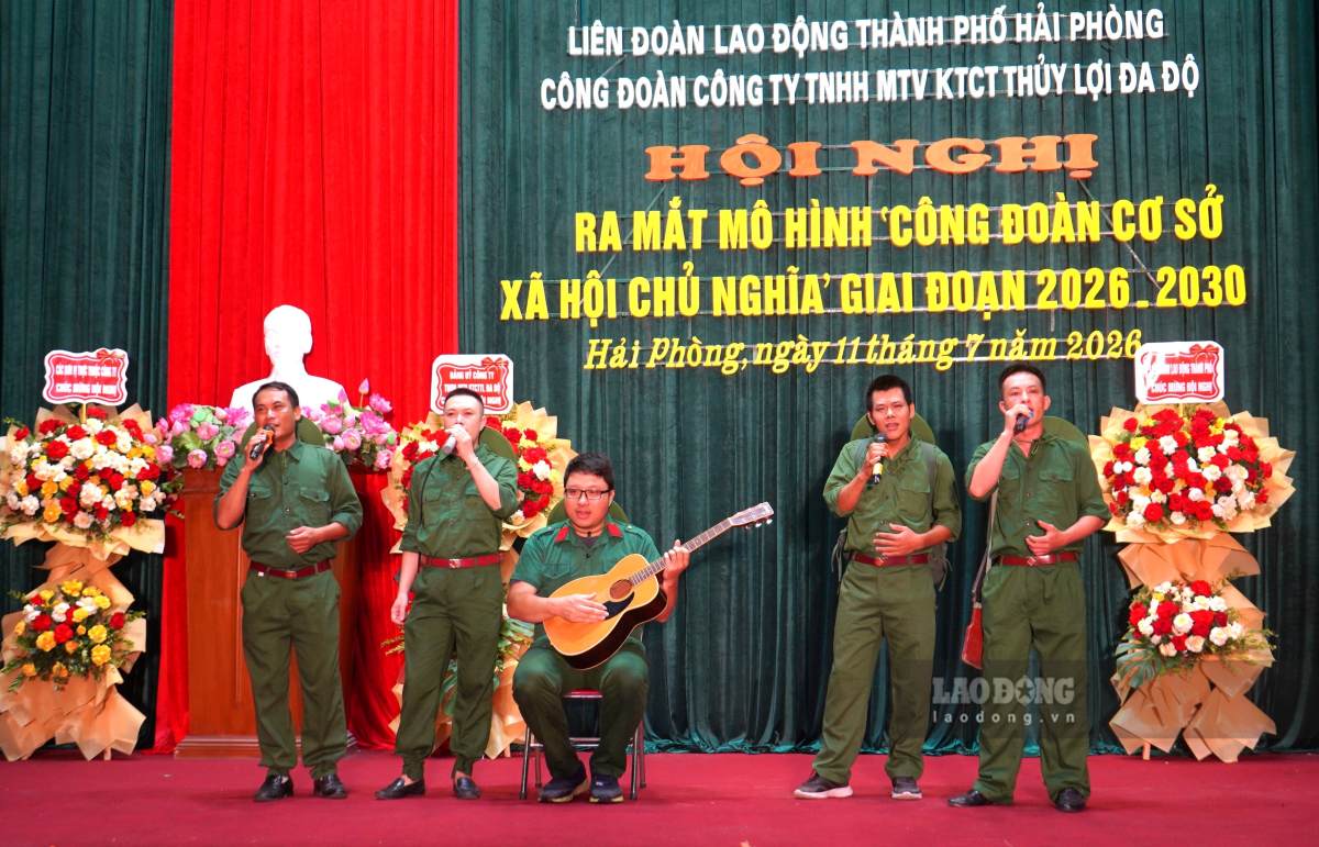 Công đoàn Công ty TNHH MTV khai thác công trình thủy lợi Đa Độ là một trong 65 đơn vị thí điểm mô hình. Ảnh: Mai Dung