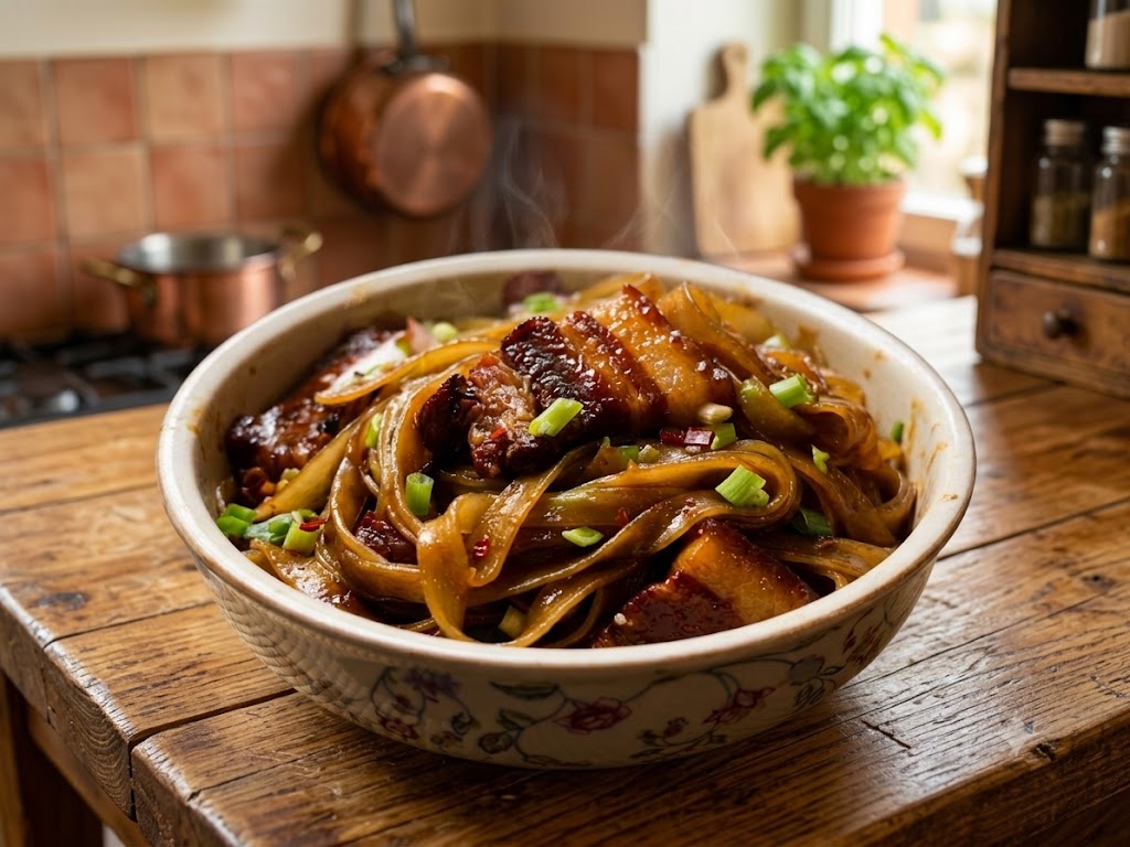 A standard bowl of Chinese noodles is an ideal suggestion for those who want to change dishes and enjoy a hearty dinner. Photo: AI
