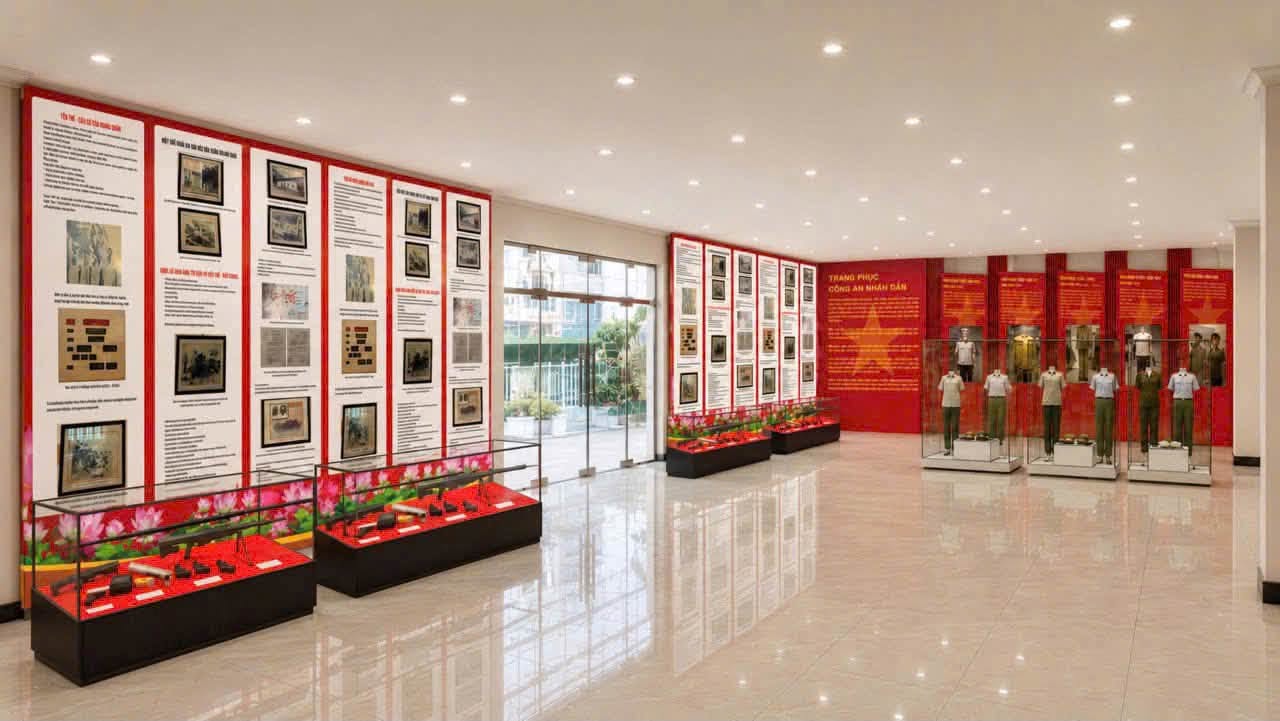 The locality will organize the inauguration of the Provincial Police Museum to preserve and honor historical values. Photo: Police provided