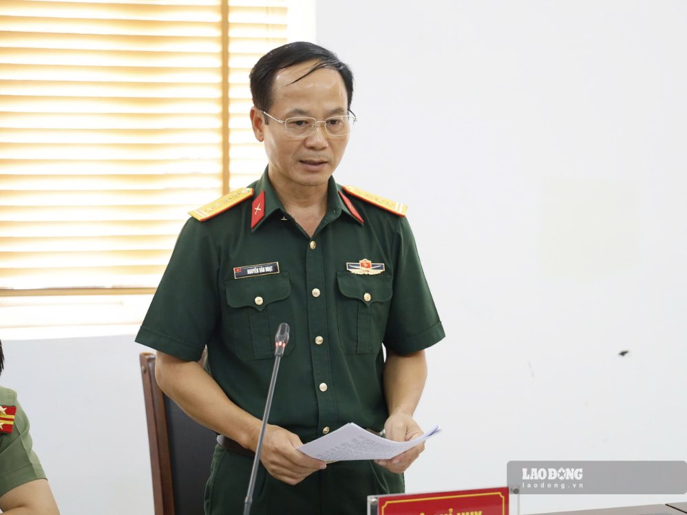 Đại diện các cơ quan phát biểu tại hội nghị. Ảnh: Tân Văn