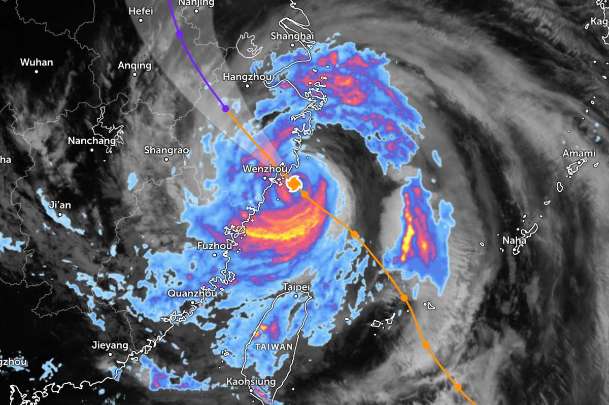 台風バービーの進路の更新。写真:JTWC