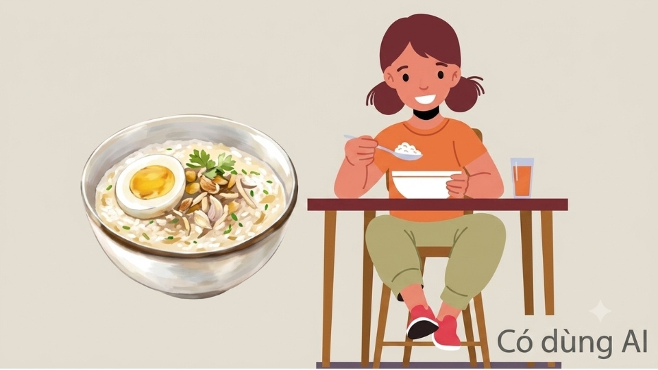 Nourishing porridge dishes for postpartum women help restore health quickly. Photo: AI