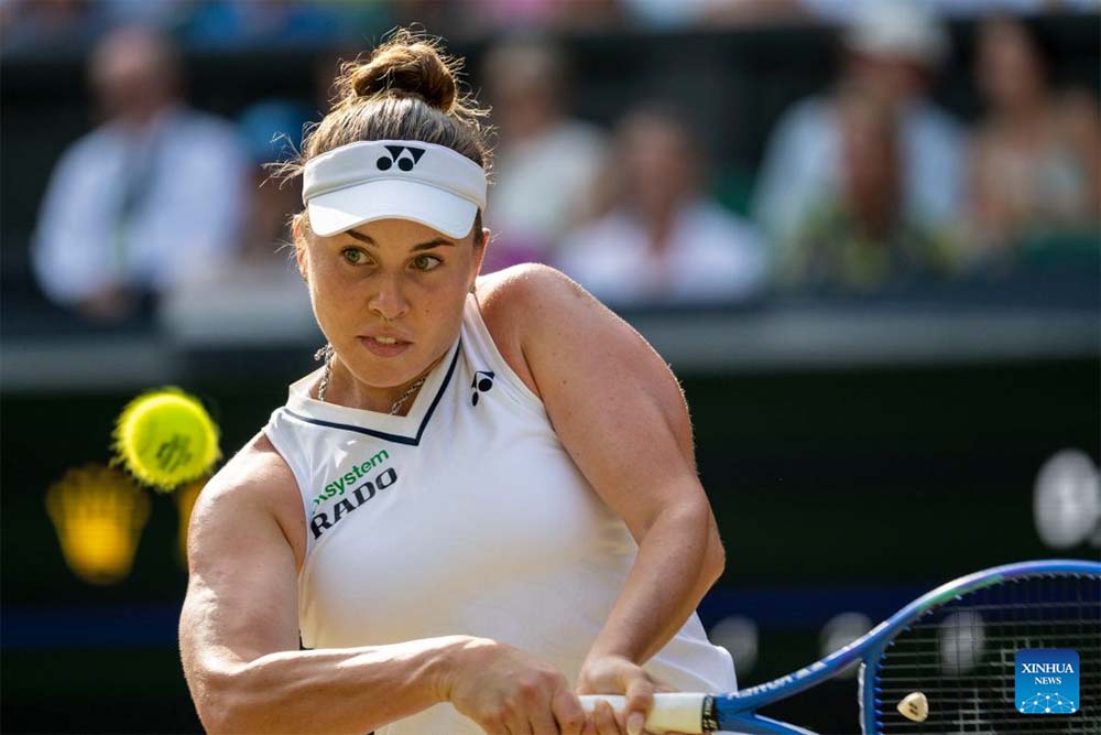 Linda Noskova wins Wimbledon 2026. Photo: Xinhua