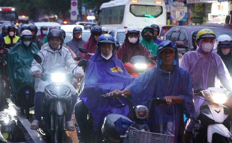 Pronóstico del tiempo para el sur de Vietnam con tormentas, con lugares de lluvia fuerte a muy fuerte