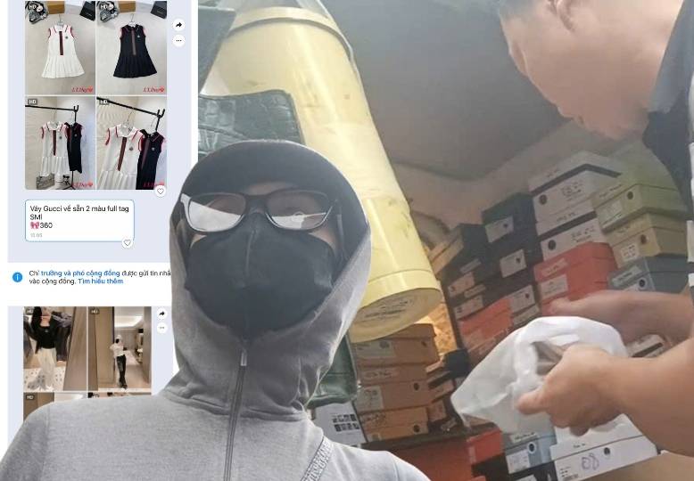가짜 상품이 판매대를 떠나 여러 거래 형태로 변질됩니다. 그래픽: 하오 티엔