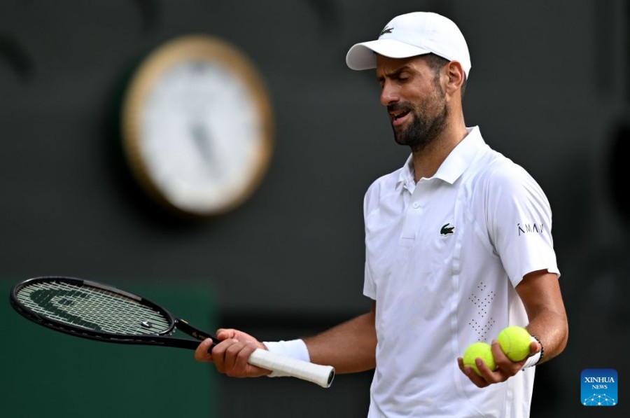 Novak Djokovic wants to continue competing at Wimbledon 2027. Photo: Xinhua