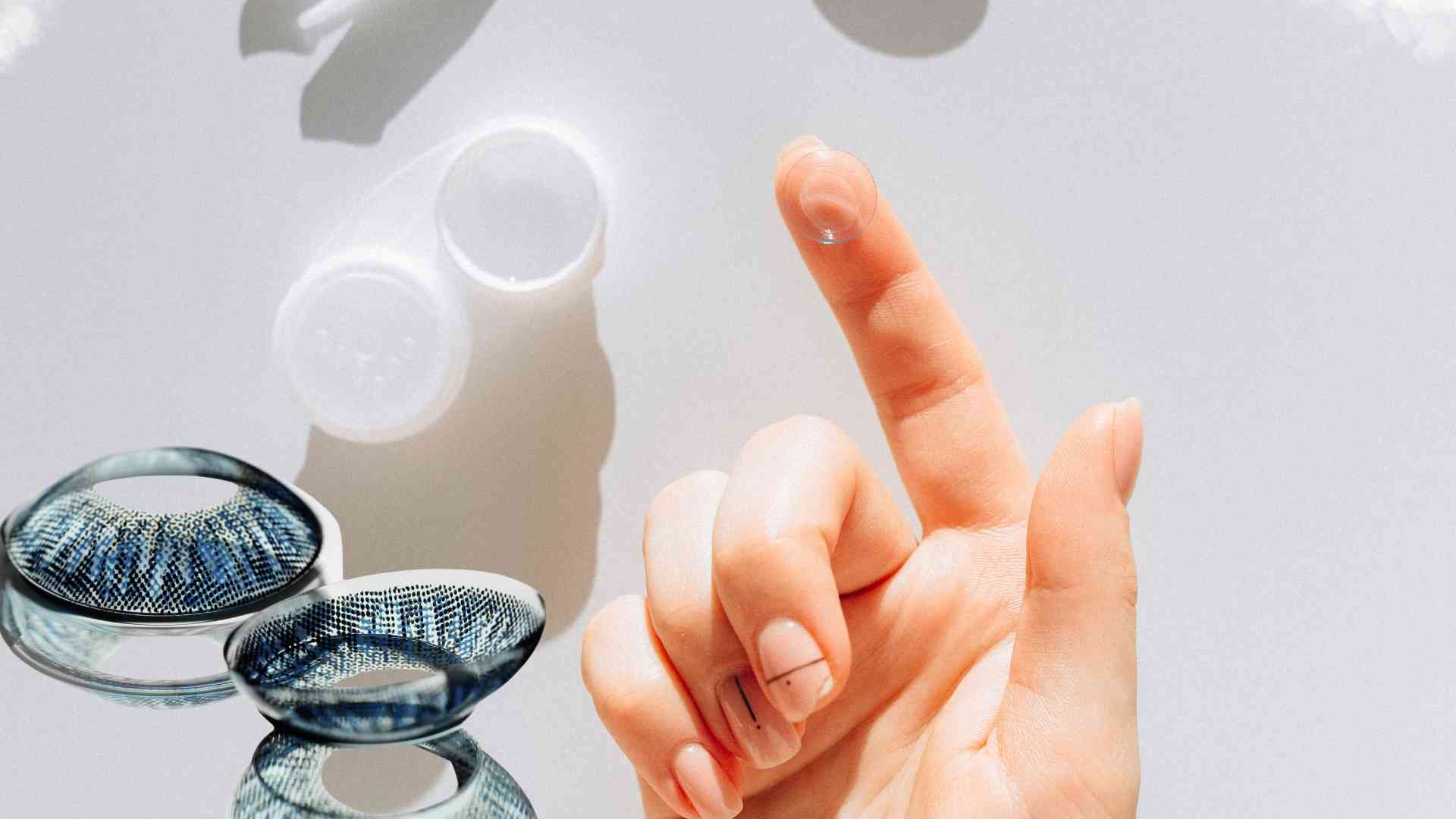 Arbitrarily using inappropriate contact lenses after refractive surgery can cause corneal damage and affect vision. Graphic image: Huong Son/ Image using AI