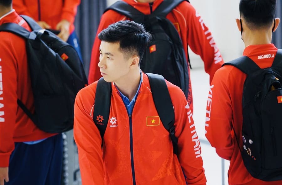 The Vietnamese men's volleyball team has arrived in the Philippines. Photo: Philippines Volleyball Federation