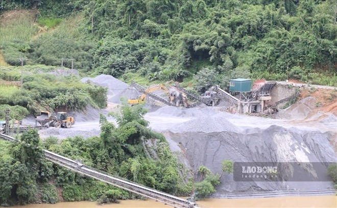 Lai Chau province has long been famous for possessing many mineral resources. Photo: Tran Trong