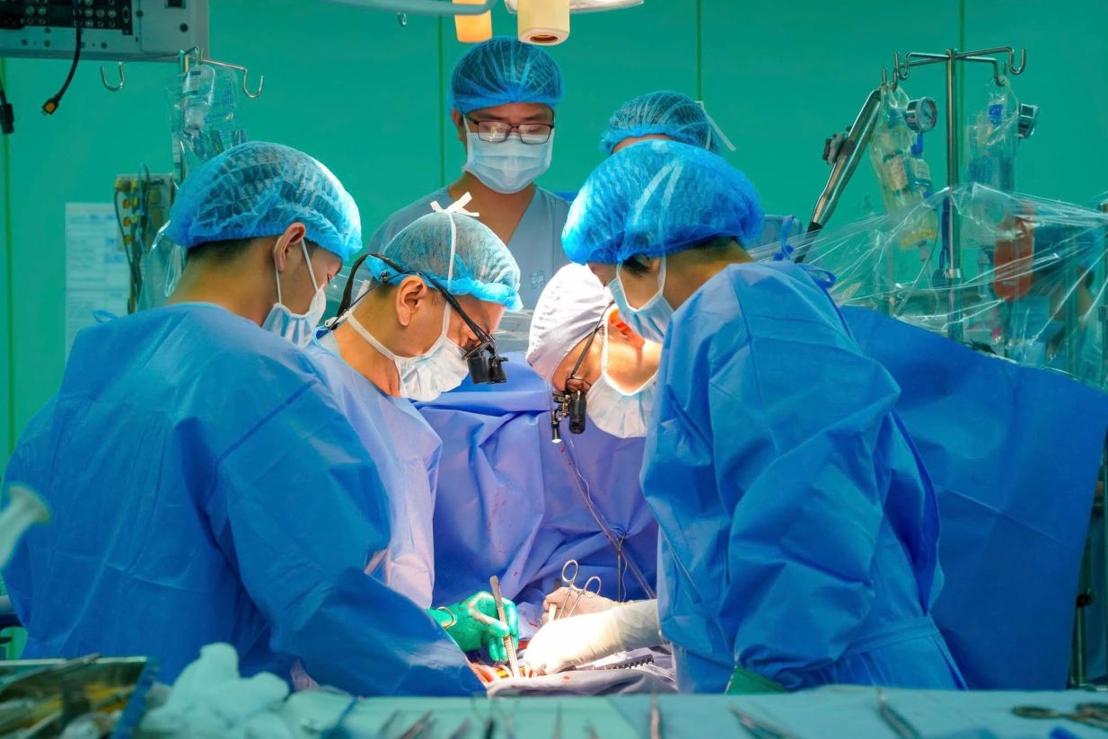 65 minutes for the heart to beat again. Photo: Hospital provided