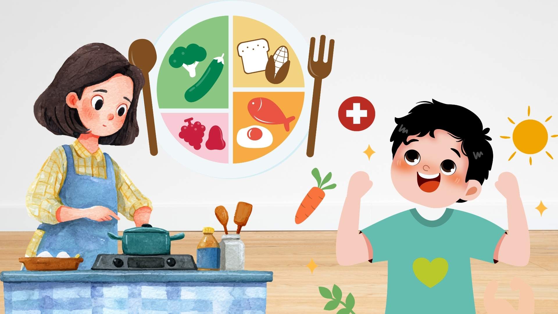 Simple dishes from familiar ingredients can contribute to improving digestion when combined with a reasonable diet. Graphics: Minh Vu