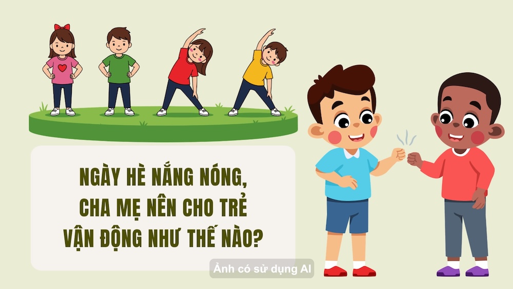 Notes when letting children exercise in hot summer weather