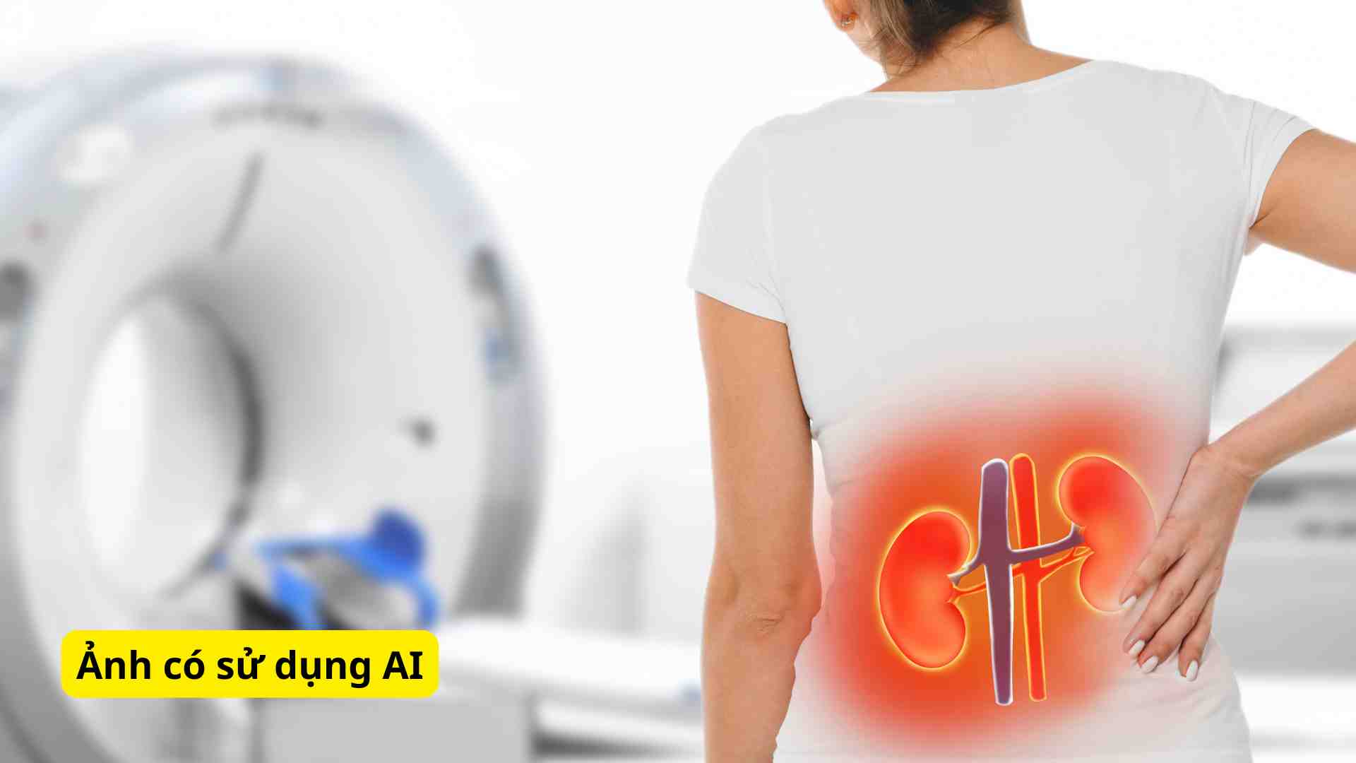 Drinking enough water and dividing it into smaller portions many times a day helps reduce the deposition of mineral crystals such as calcium, oxalate and uric acid... which easily crystallize into kidney stones. Graphic photo: Huong Son/ Photo using AI