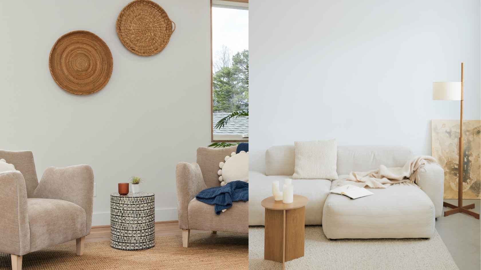 The minimalist living room trend is chosen by many young families. Graphics: Ha May/Source Canva