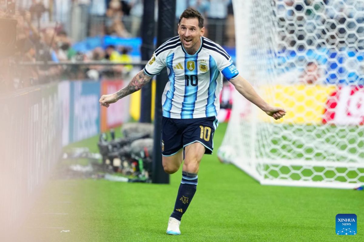 Lionel Messi of the Argentine national team is one of the greatest football players in the world. Photo: Xinhua