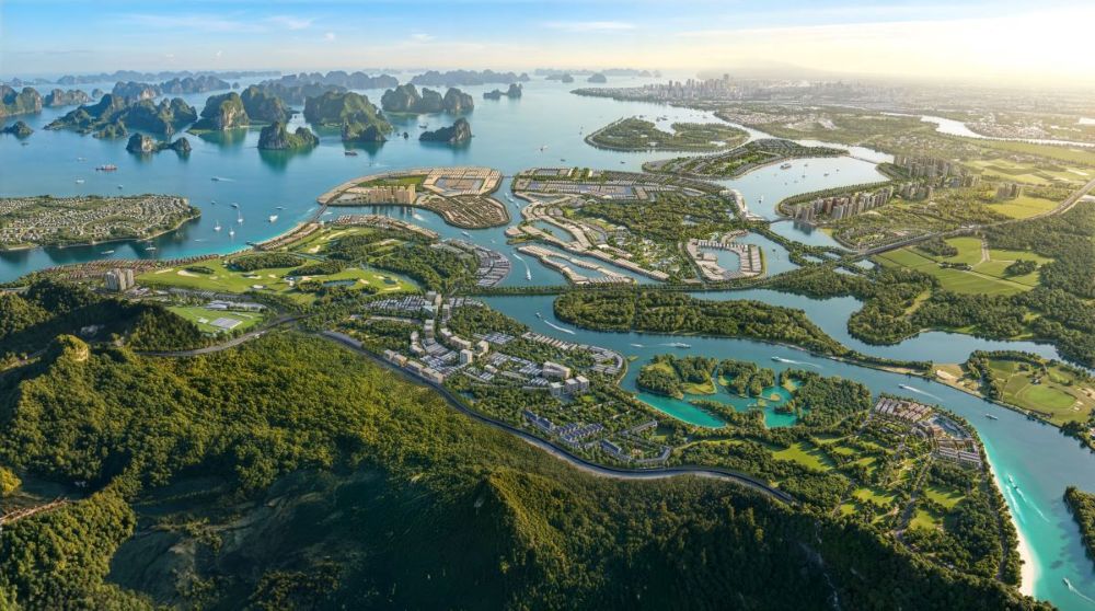 Vinhomes Global Gate Ha Long is planned according to the integrated megacity model on a scale of more than 6,200ha, meeting housing for about 380,000 people. Photo: Vinhomes