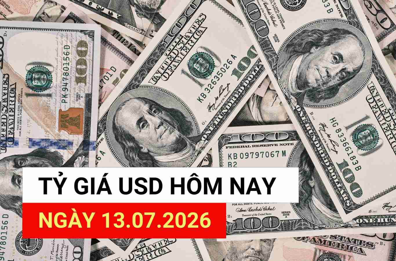 USD exchange rate today July 13: Simultaneously increasing
