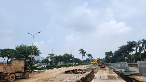 Hà Nội hoàn thiện các dự án chống ngập trước mùa mưa. Ảnh: Minh Hạnh