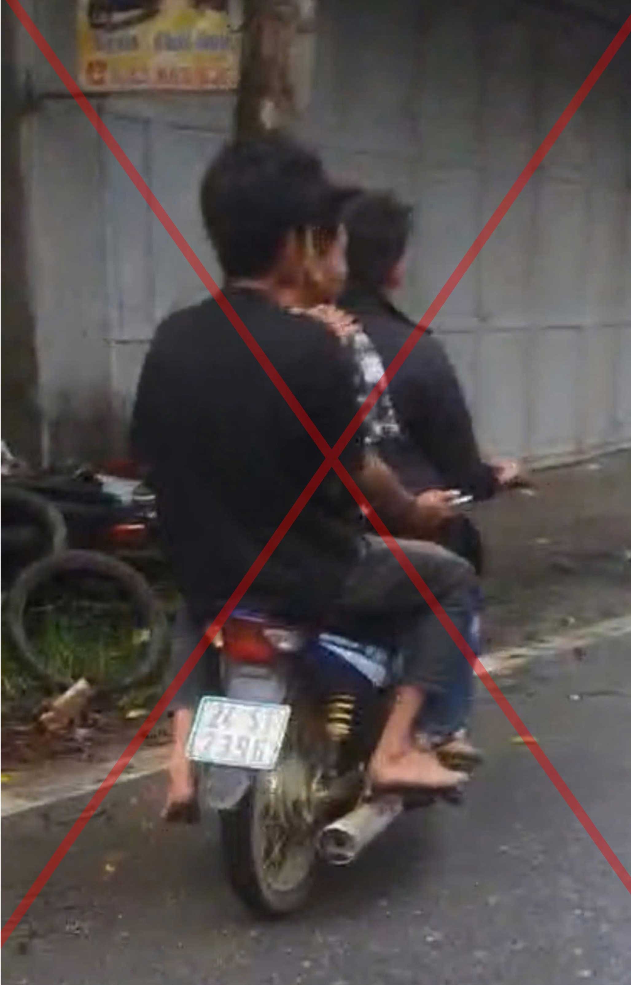 Hình ảnh trích xuất từ video do người dân cung cấp. Ảnh: Công an Lào Cai