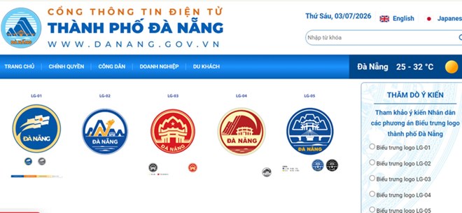 Da Nang has just announced 5 symbolic works of the city to get people's opinions. Photo: Da Nang City e-Portal