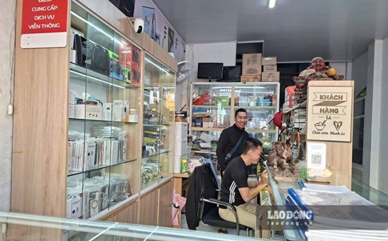 When making electronic invoices, business households need to select value-added tax reduction content on the invoice software they are using. Photo: Ha Vy.