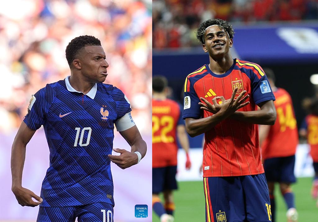 The great battle between France and Spain in the World Cup 2026 semi-finals. Photo: Xinhua