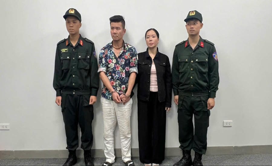 Bị can Mai Anh thời điểm bị khởi tố.    Ảnh: Công an TP Hà Nội