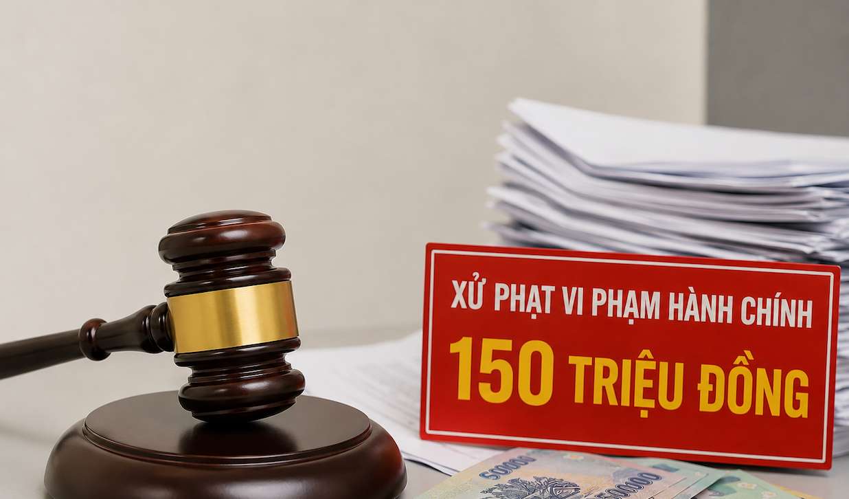The National Competition Commission decided to fine 150 million VND to Lien Ket Vietnam Group Joint Stock Company. Photo: AI