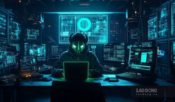 Building a mechanism for self-warning and receiving warnings about cybersecurity threats. Photo: Nhi Le (with AI use).