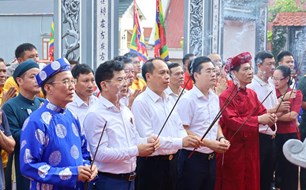 Trang nghiêm nghi lễ mở đầu vòng đấu loại lễ hội chọi trâu Đồ Sơn 2026