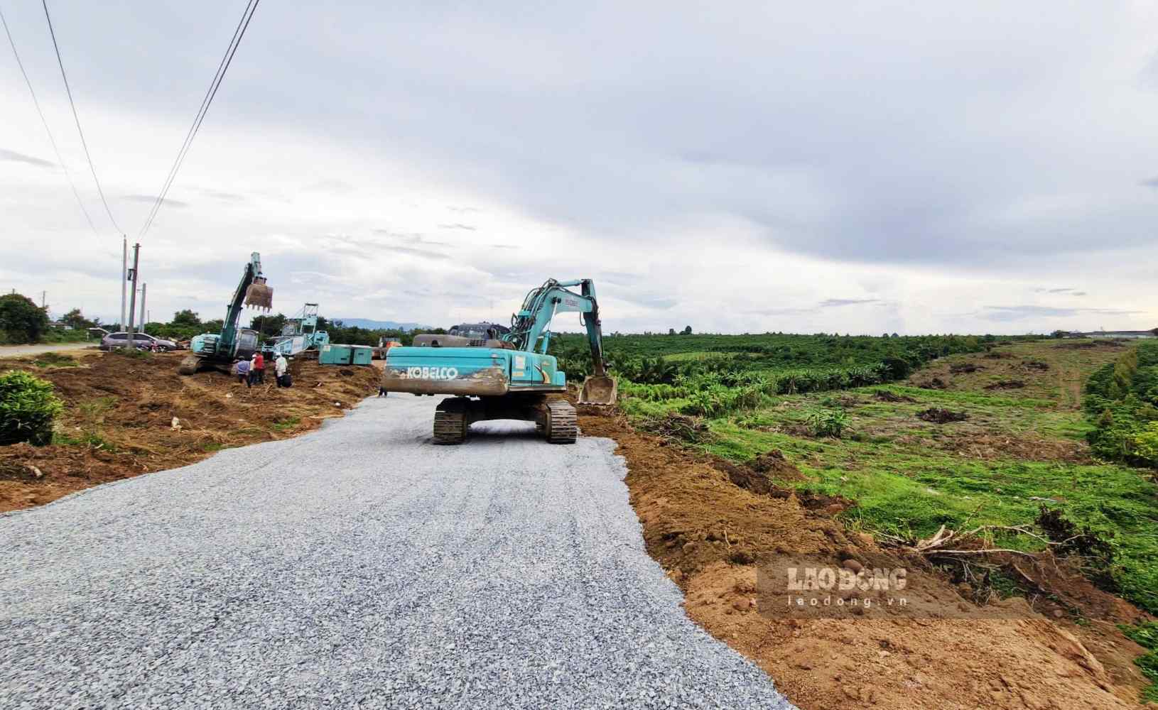 Cao tốc Bảo Lộc - Liên Khương đang chậm tiến độ so với kế hoạch đề ra. Ảnh: Phúc Khánh 