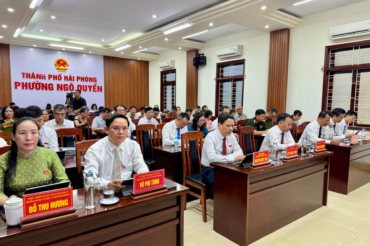 Ngo Quyen Ward supplements investment capital for 2 education projects. Photo: Hai Phong City E-Portal