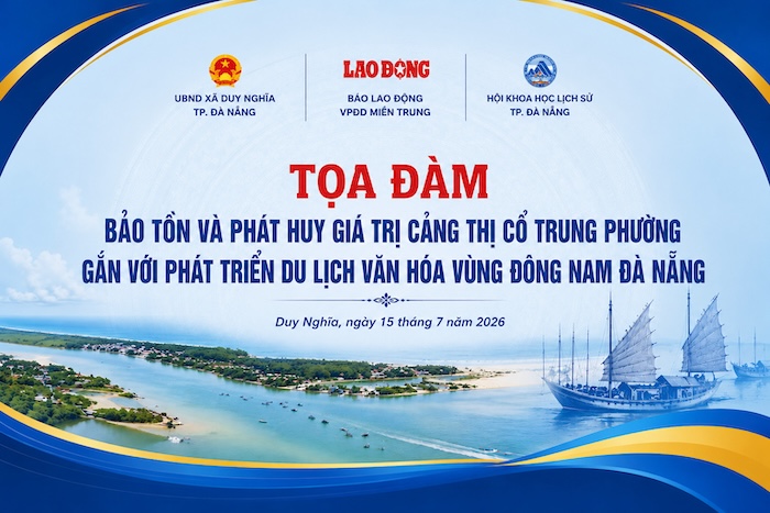 Preserving and promoting the cultural and historical values of Trung Phuong ancient town port will create new development momentum for Duy Nghia commune, Da Nang. Photo: Organizing Committee