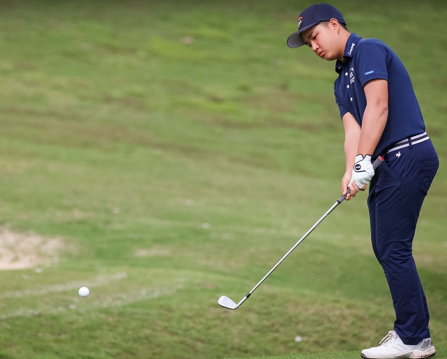 Golfer Nguyen Anh Minh has a spot to participate in ASIAD 20. Photo: VGA