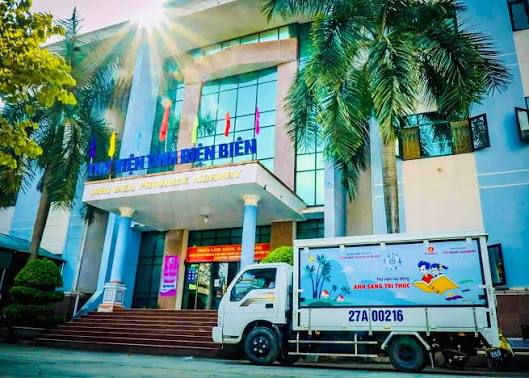 The provincial library is merged into part of the Dien Bien Provincial Culture and Sports Center. Photo: Dien Bien Provincial Post Office