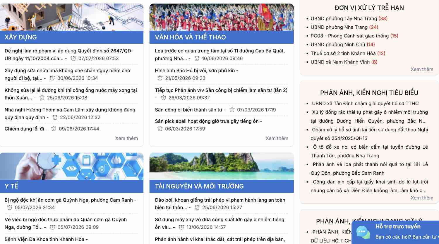 Khanh Hoa Department of Science and Technology has adjusted and updated the Field Reflection System (KhanhHoa–S). Photo: Khanh Hoa Provincial Electronic Information Portal