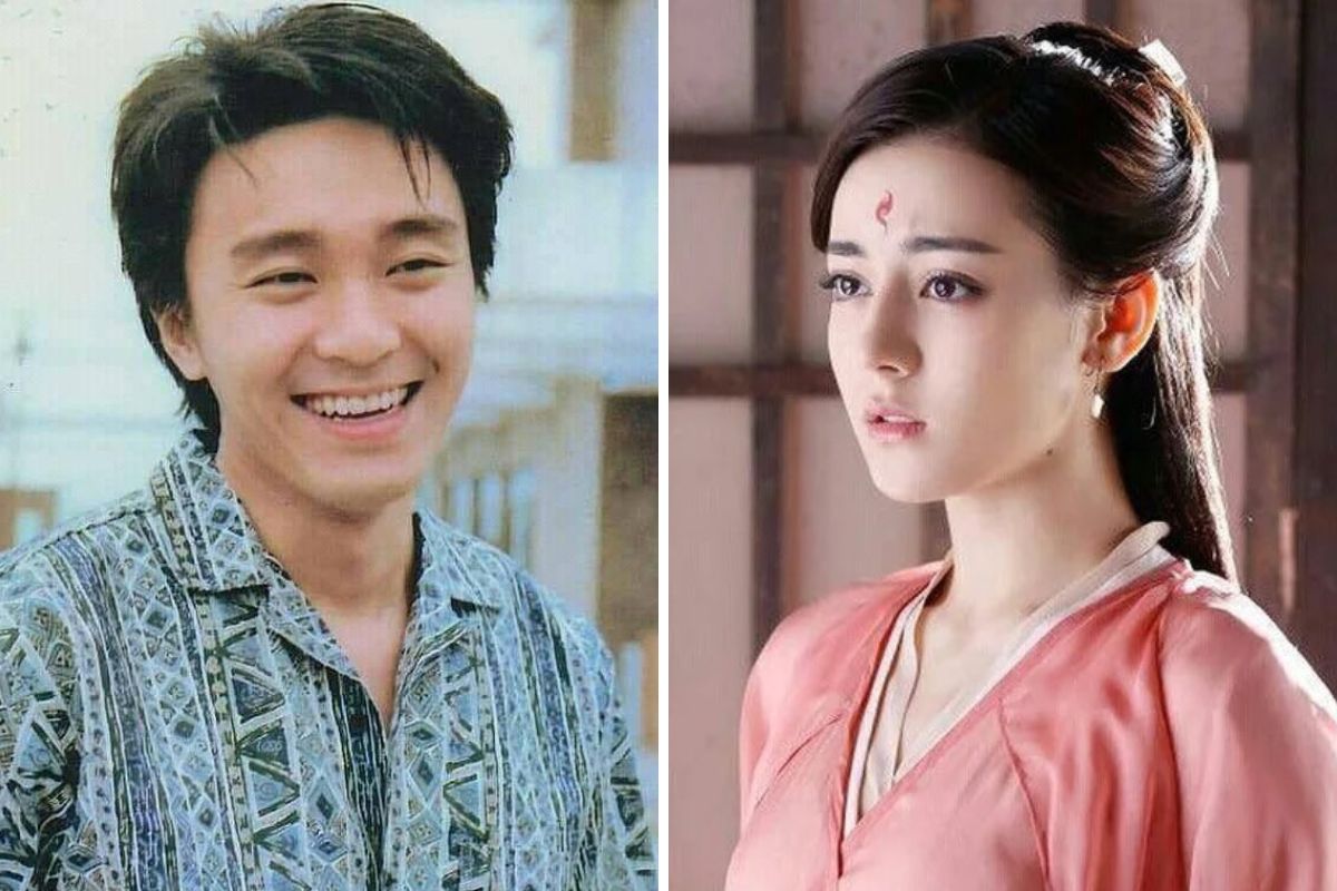 Director Stephen Chow and actress Dilraba Dilmurat. Photo: VieON