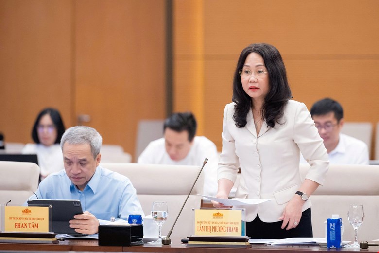 Member of the Party Central Committee, Minister of Culture, Sports and Tourism Lam Thi Phuong Thanh. Photo: Quochoi. vn
